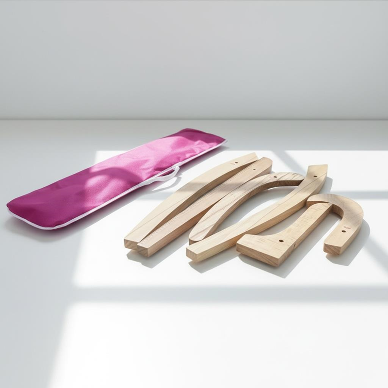 Riga Cetvel Takımı Ahşap Set 7'Li Set