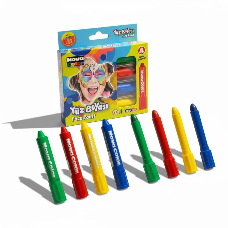 Nova Color Yüz Boyası 4 Renk