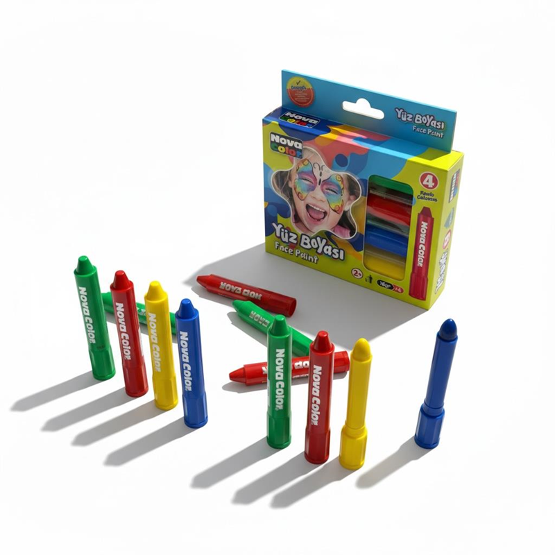 Nova Color Yüz Boyası 4 Renk