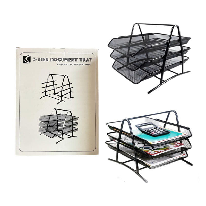 Metal Evrak Rafı 3 Katlı