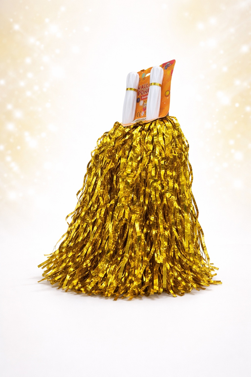 EXTRA DOLGUN PONPON METALİK 2Lİ -GOLD/SARI