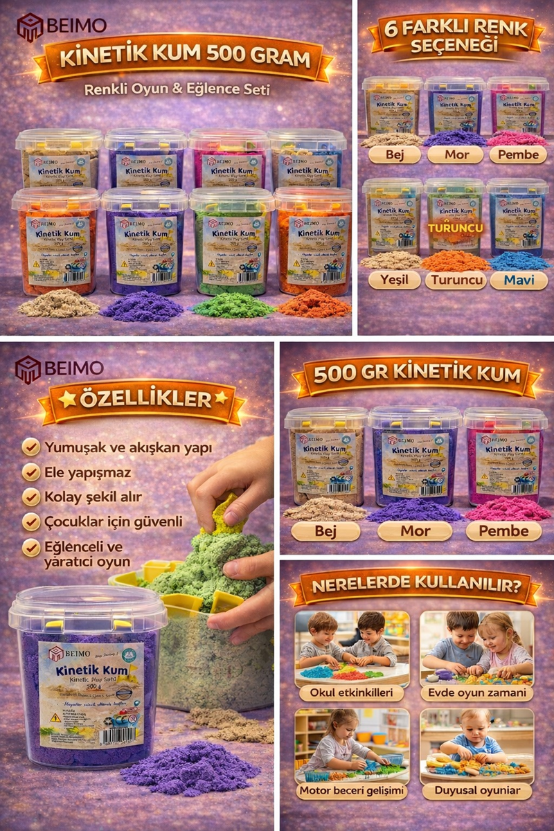 Kinetik Kum 500 Gram