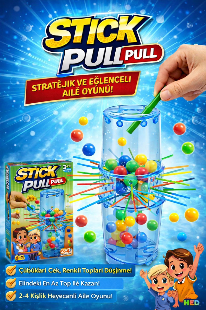 Stick Pull Kutu Oyunu