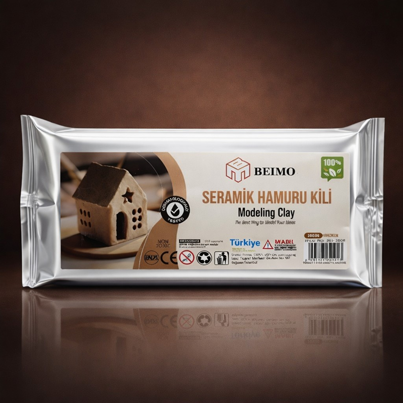 Seramik Hamuru Kil Çamuru 250 Gr Kahverengi Seramik Hamuru Kil Çamuru 250 Gr Kahverengi