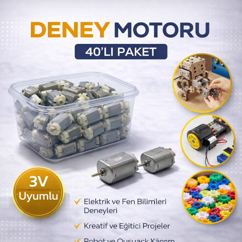 Deney Motoru Dişli 30Lu Paket