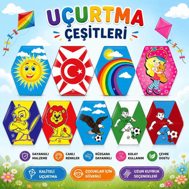 Uçurtma Takmatik İpli Büyük