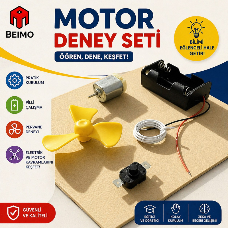 Motor Deney Seti Poşetli