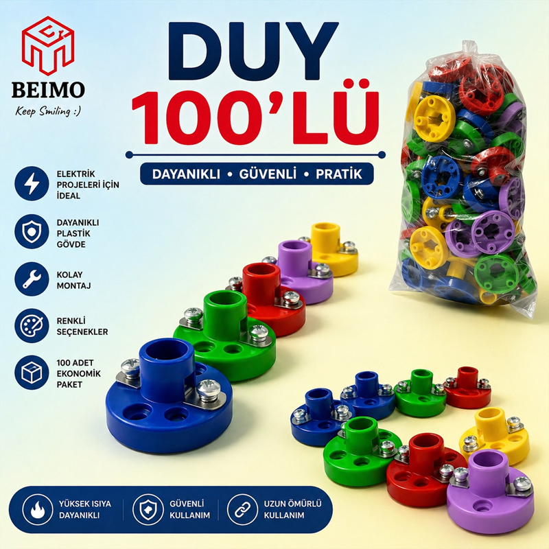 Duy Deney Seti İçin 100'Lü Paket Duy Deney Seti İçin 100'Lü Paket