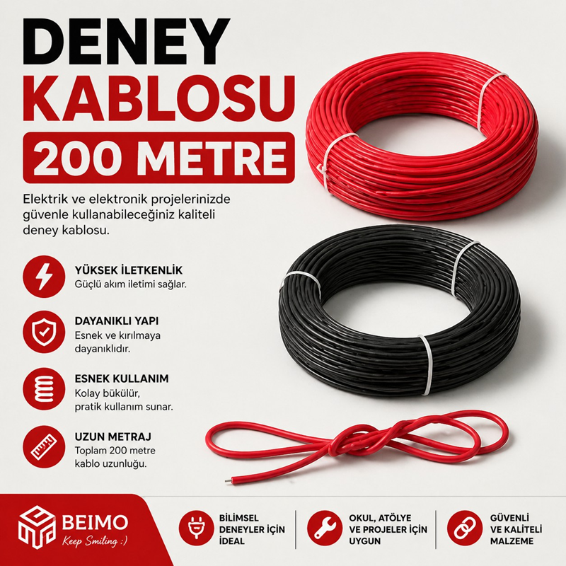 Deney Kablosu 200 Metre Deney Kablosu 200 Metre
