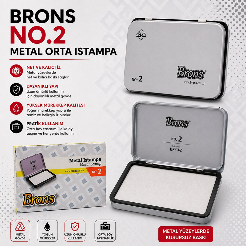 Brons No.2 Metal Orta Istampa Brons No.2 Metal Orta Istampa