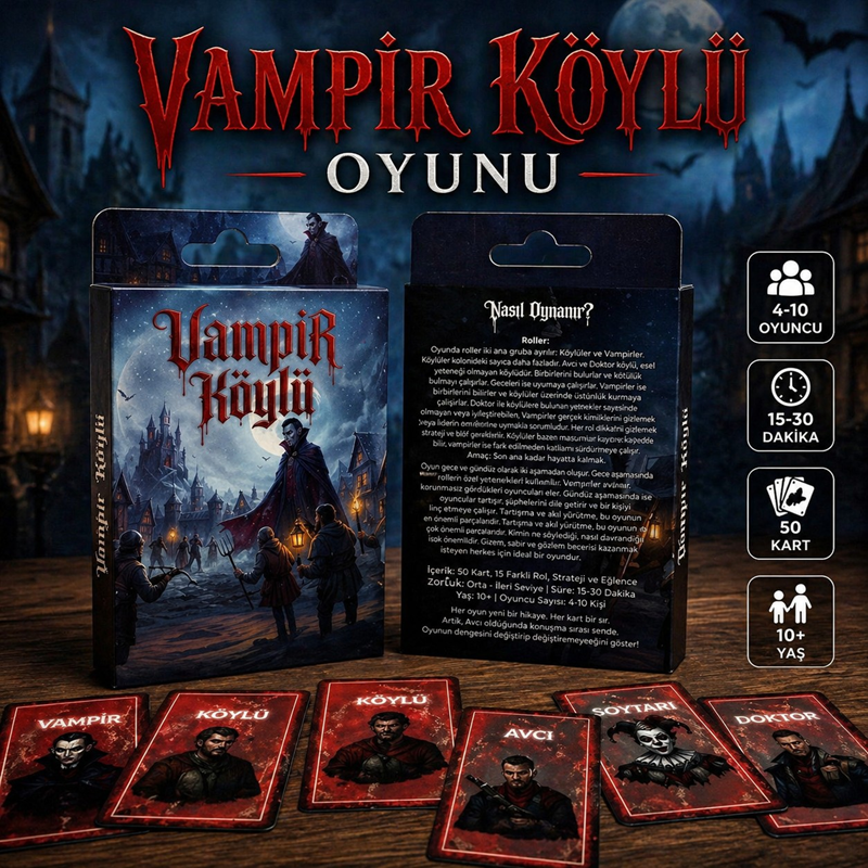 Vampir Köylü Oyunu 24'Lü
