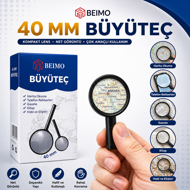 40 Mm Büyüteç