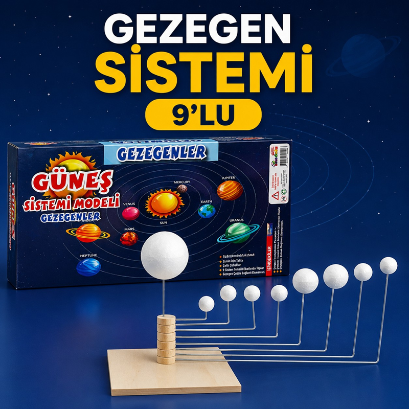 Gezegenler Sistemi 9'Lu Set