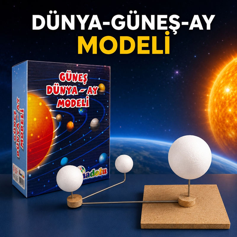 Dünya / Güneş / Ay Sistemi 3'Lü Set