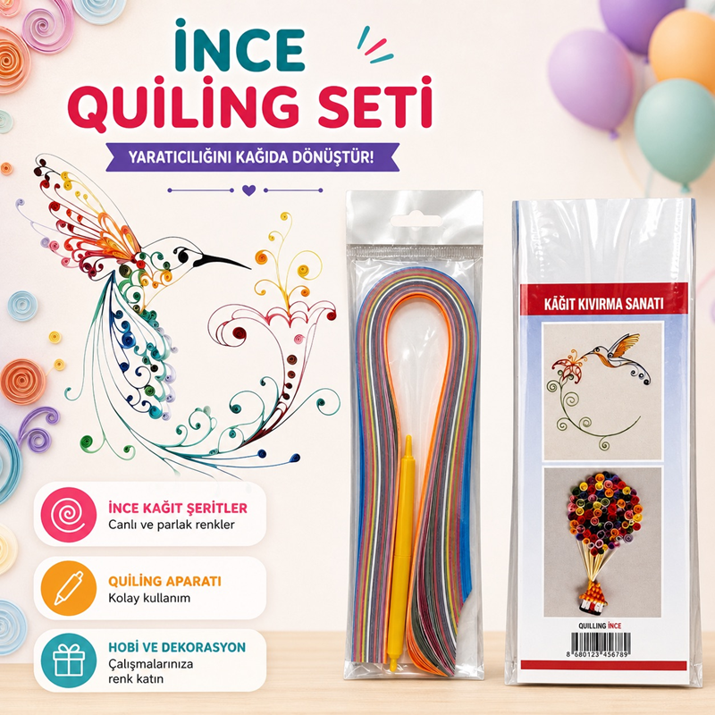 İnce Quiling Set