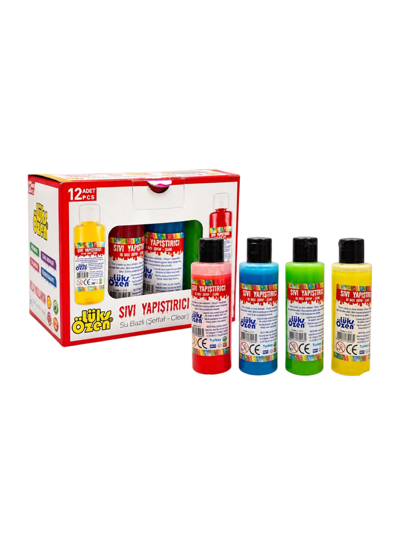 Slime Jeli 70 Ml Karışık Renk 12'Li Paket