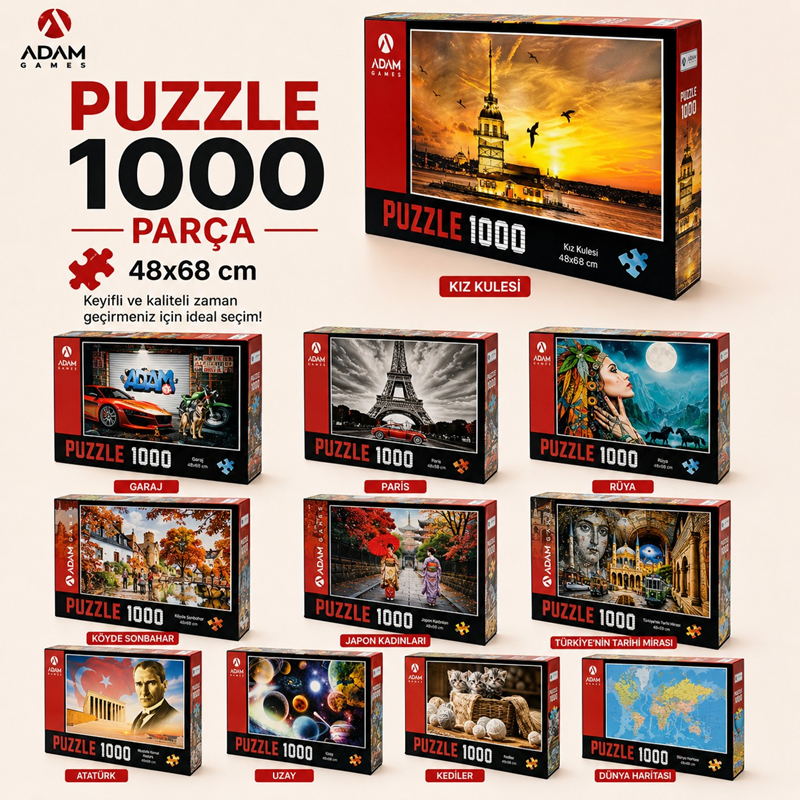 Puzzle 1000 Parça