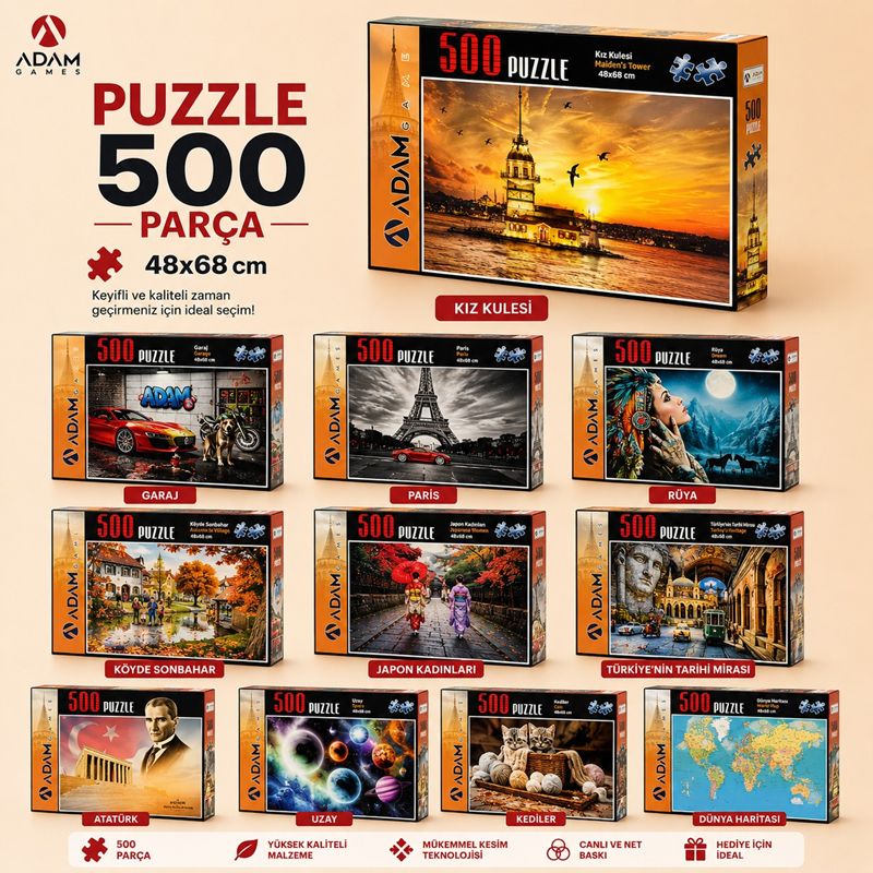 Puzzle 500 Parça