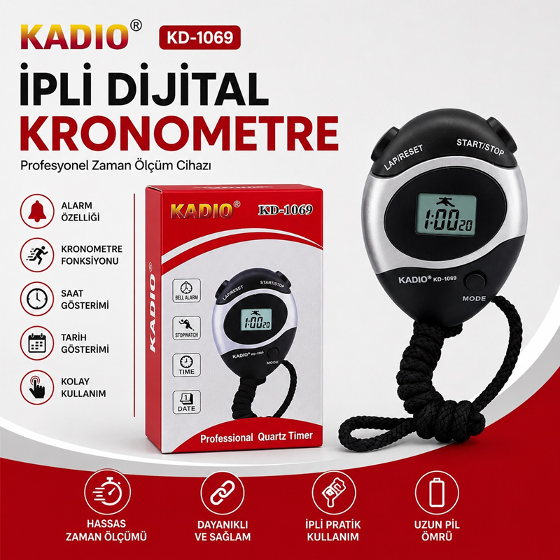 Digital İpli Kronometre