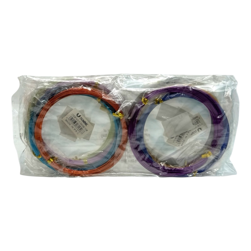RENKLİ BAKIR TEL 10MM*5MT POŞETLİ 12Lİ PAKET