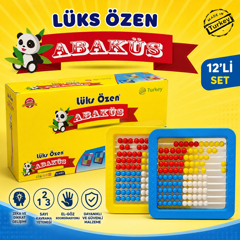 Lüks Özen Mishap Abaküs 12'Li Paket
