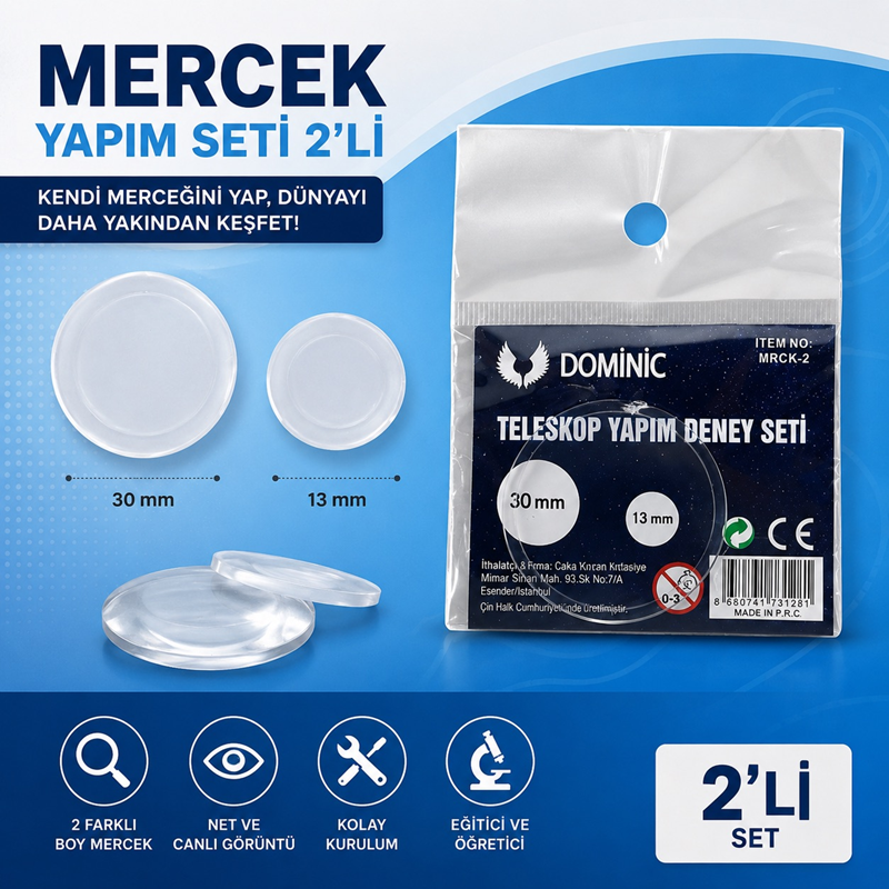 Mercek Yapım Seti 2'Li Set