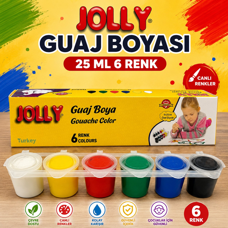 Jolly Guaj Boyası 6 Renk (25 Ml)