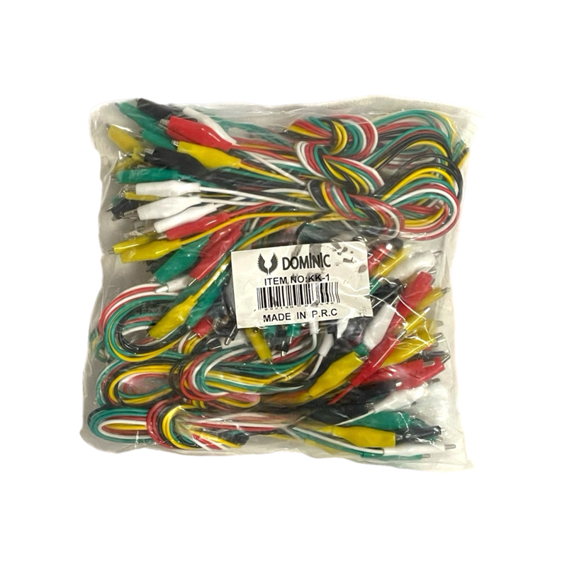 KROKODİL AKIM KABLOSU 100LÜ PAKET