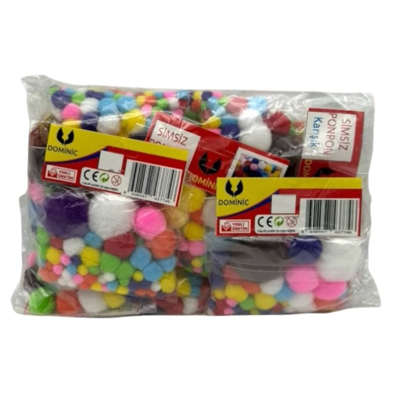 BEİMO SİMSİZ PON PON KARIŞIK 12Lİ PAKET