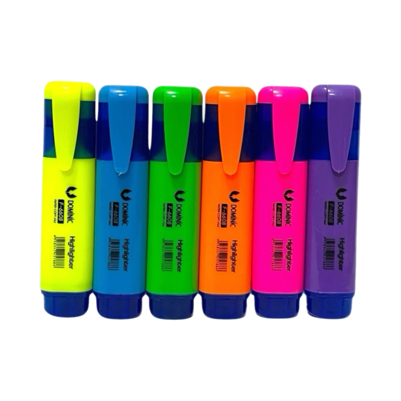 DOMİNİC NEON FOSFORLU KALEM STANDI 36LI PAKET