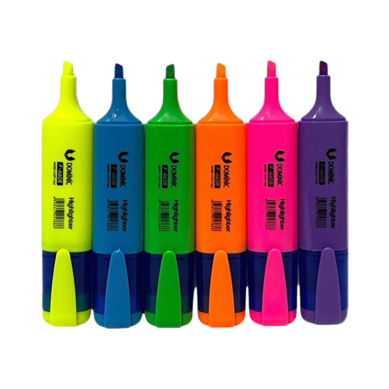 DOMİNİC NEON FOSFORLU KALEM STANDI 36LI PAKET