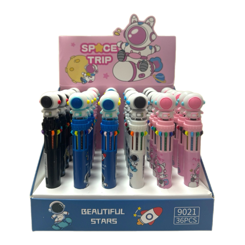 NO.9021 ASTRONOT 10 RENK ÇOKLU TÜKENMEZ KALEM 36LI PAKET