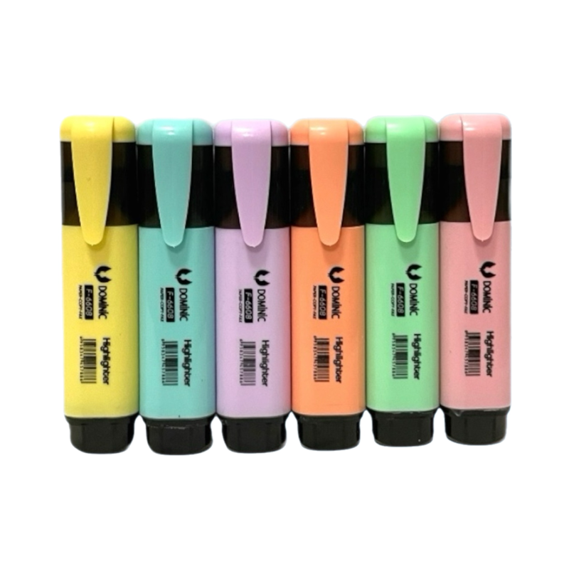 DOMİNİC PASTEL FOSFORLU KALEM STANDI 36LI PAKET