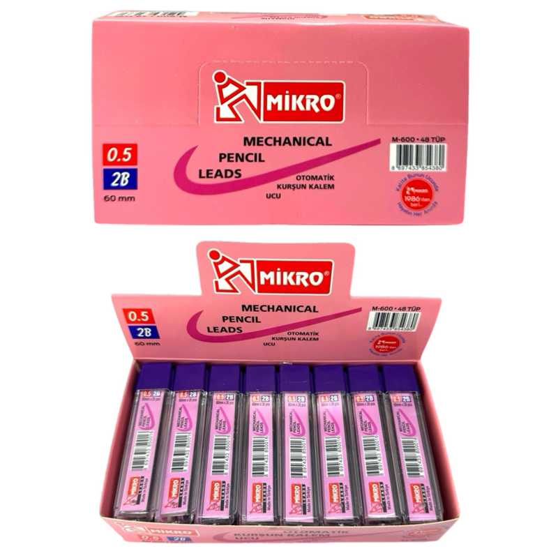 MİKRO 60 MM 0.5 UÇ 48Lİ PAKET