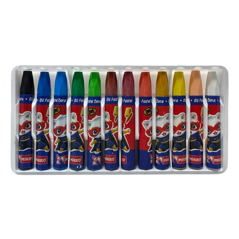 MİKRO PASTEL BOYA 12 RENK