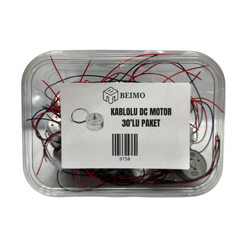 KABLOLU DC MOTOR 30LU PAKET