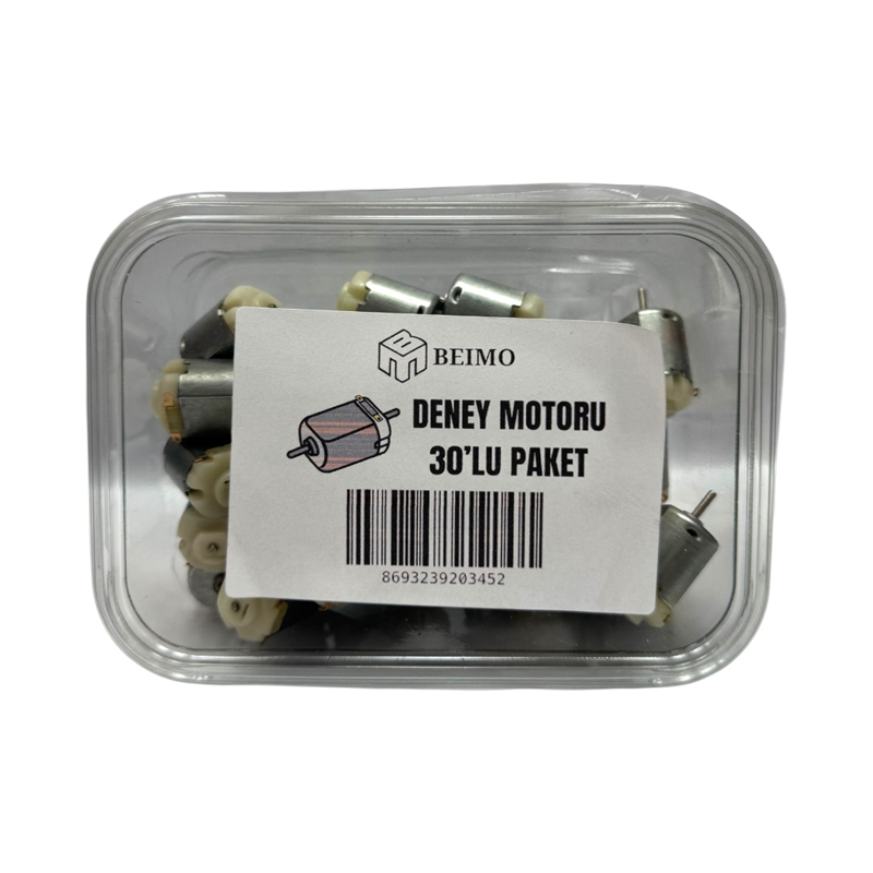 DENEY MOTORU 30LU PAKET