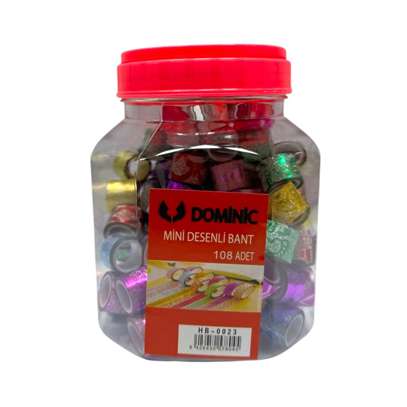MİNİ DESENLİ BANT 108Lİ PAKET