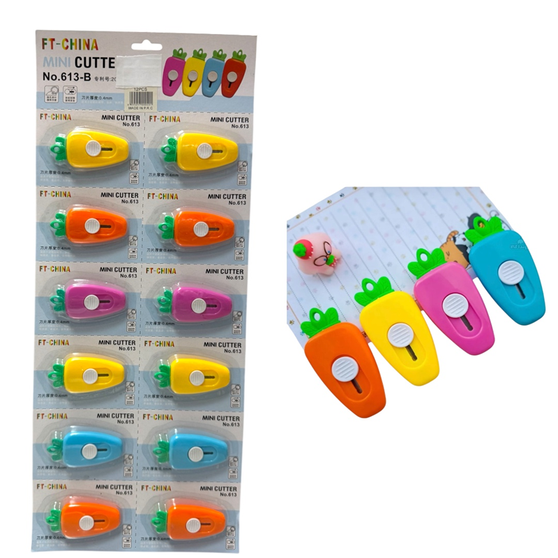 NO.613B HAVUÇ MİNİ MAKET BIÇAĞI FALÇATA 12Lİ PAKET