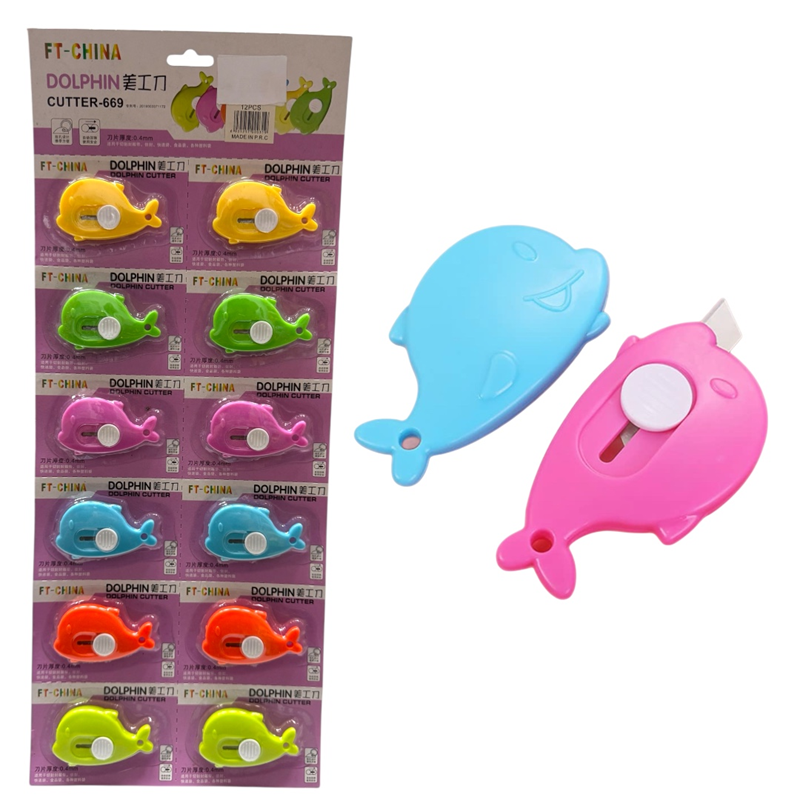 NO.669 BALİNA MİNİ MAKET BIÇAĞI FALÇATA 12Lİ PAKET