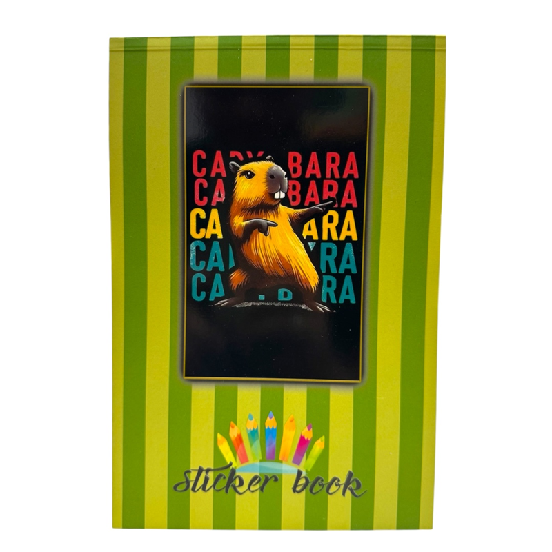 15*25 CAPY BARA STİCKER DEFTER 16 YAPRAK