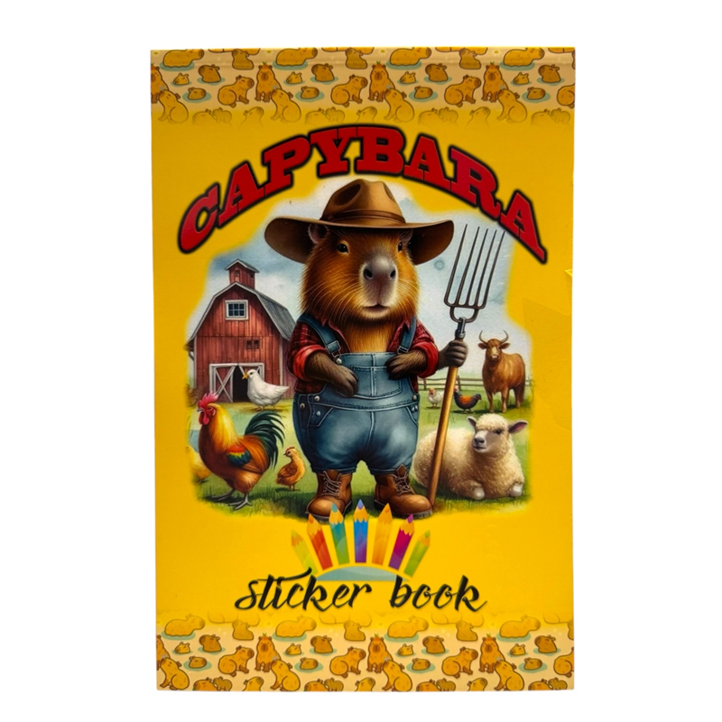 15*25 CAPY BARA STİCKER DEFTER 16 YAPRAK