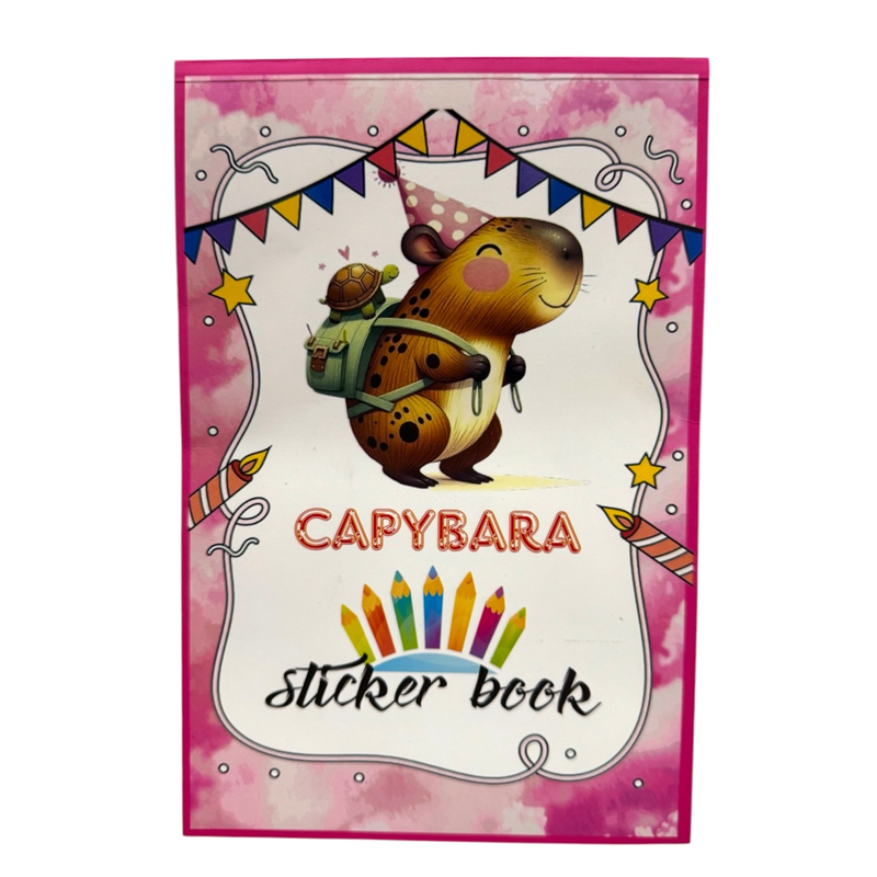 15*25 CAPY BARA STİCKER DEFTER 16 YAPRAK