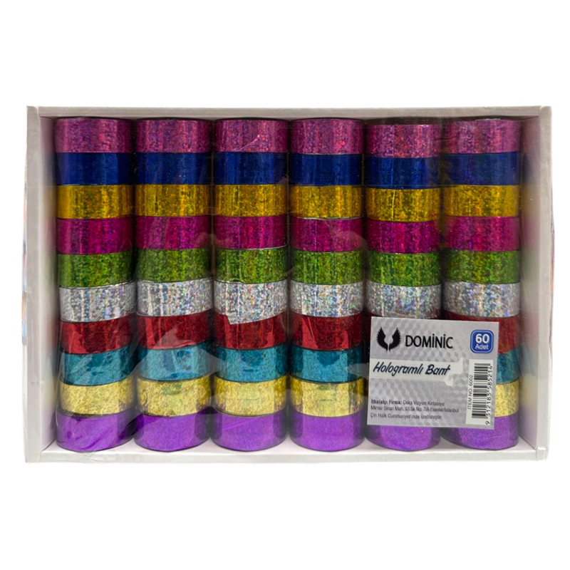 NO.6002 HOLOGRAMLI BANT 60LI PAKET