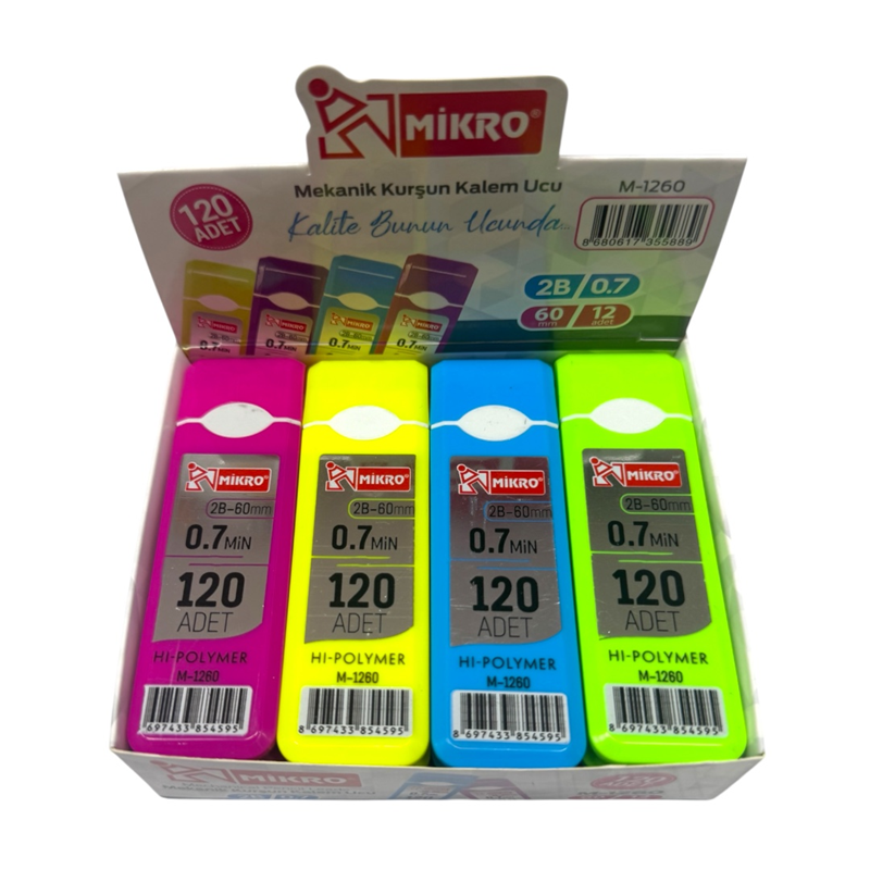 MİKRO 120Lİ 0.7 UÇ 12Lİ PAKET