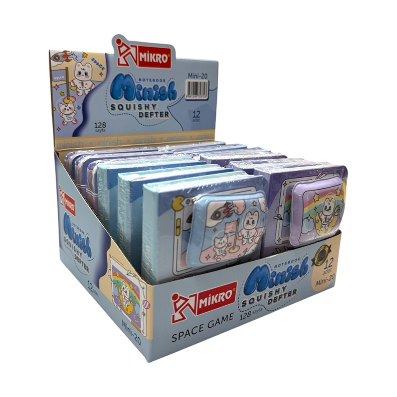 MİKRO M-20 MİNİSH NOT DEFTERİ 12Lİ PAKET