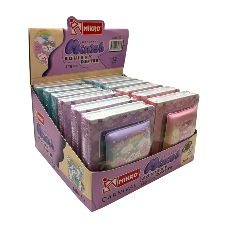 MİKRO M-30 MİNİSH NOT DEFTERİ 12Lİ PAKET