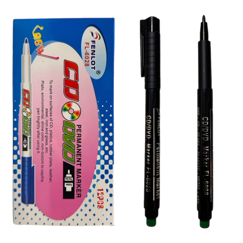 CD KALEMİ SİLGİLİ SİYAH 12Lİ PAKET