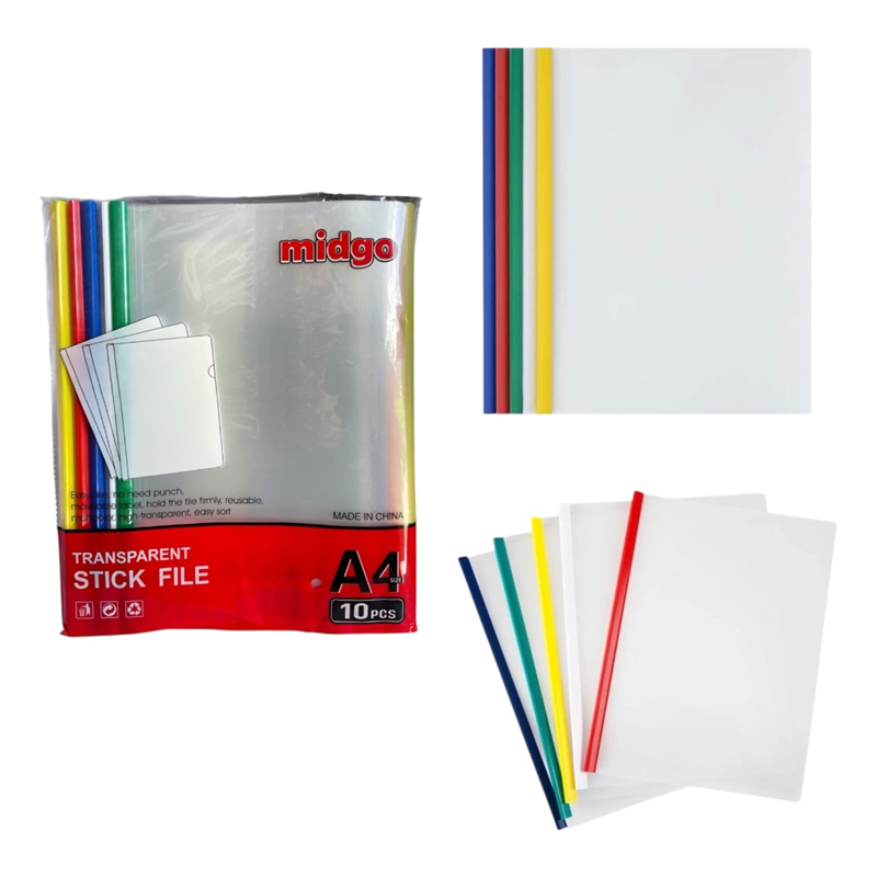 SÜRGÜLÜ SIKIŞTIRMALI DOSYA 10LU PAKET