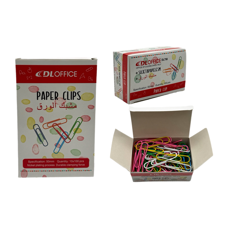 RENKLİ ATAÇ 50 MM 100LÜ KUTU 10LU PAKET
